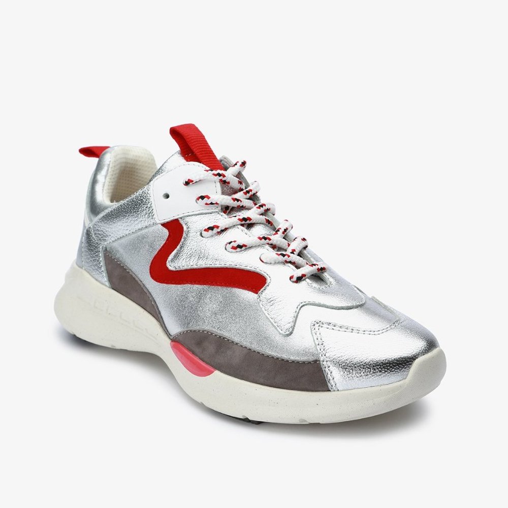 SANCTUARY- Groove Sneaker Silver